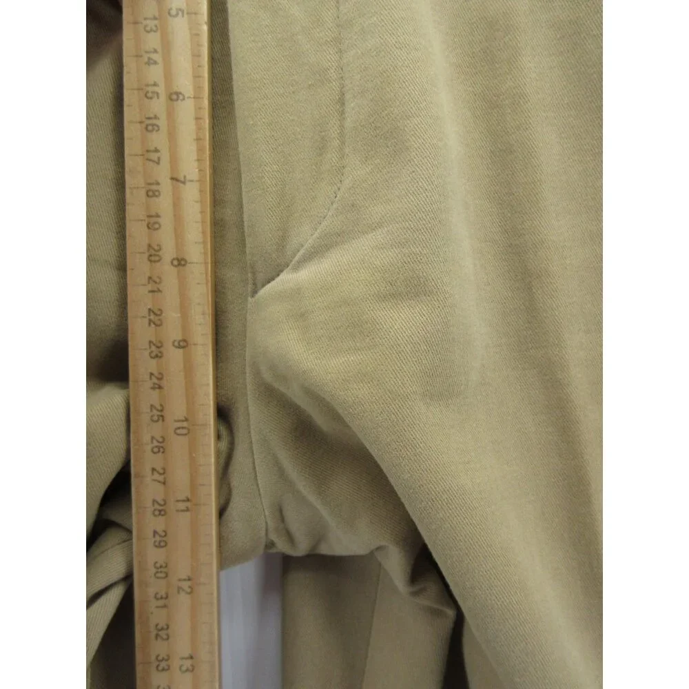 Ermenegildo Zegna Pants 36X29 Tan Soft Chino Khakis Trousers Italy 52
